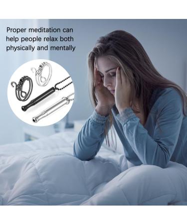 Hiullen 4PCs Stress Relief Necklace & Anxiety Ring | Smokeless Aids & Meditation Gifts for Men - Buy Online on GoSupps.com