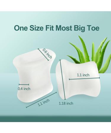 Silicone Toe Separator & Bunion Corrector - 12-Pack Toe Spacers for Overlapping Toe & Hammer Toe Relief - Best for Women & Men - Buy Online on GoSupps.com