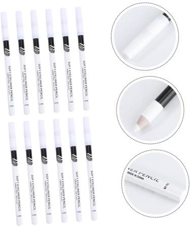 Ipetboom Crayons Eyeliner et Stylo Maquillage Yeux 24 Pi ces Format Compact Waterproof Longue Tenue Femme Utilisation Quotidienne Maquillage Yeux Blancs - Buy Online on GoSupps.com