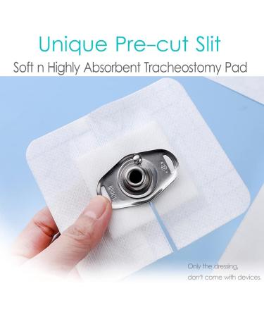 Tracheostomy Tube Holder Covers - Stoma Protector & Care Kit (Pack of 20) - Buy Online on GoSupps.com