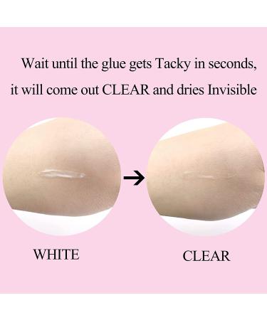 Clear Waterproof Eyelash Glue for False Lashes | Latex-Free & Gentle on Sensitive Eyes | 0.176 oz - Buy Online on GoSupps.com