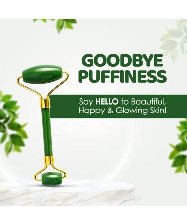 Buy 100% Natural Jade Roller - Anti-Aging Skin Care & Wrinkle Treatment | Shop Organic Face & Neck Rollers Internationally - Buy Online on GoSupps.com
