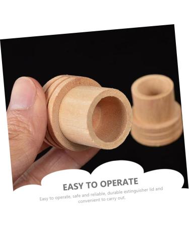 Minkissy 60 STK Moxa Fire Extinguishers - Moxibustion Accessories & Wooden Circulation Rolls for Home Use - Buy Online on GoSupps.com