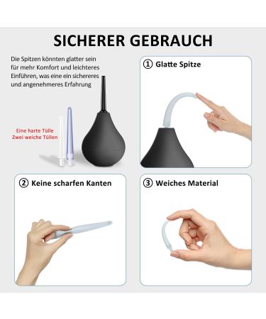  Onegreen Intestinal and intimate cleansing shower Intestinal irrigator Anal and vaginal douche with 3 removable nozzles - Buy Online on GoSupps.com