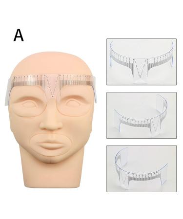 Eyebrow Makeup Positioning Ruler - 3 Sizes Brow Shape Scale Tool for Perfect Eyebrows | International Shipping - Buy Online on GoSupps.com