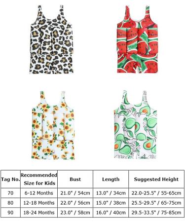 IWEMEK Kids Swimming Float Jacket | One Piece Bathing Suit for Baby Boys Girls | Buoyancy Aid Swimwear Vest | Red Watermelon | 6-12 months - Buy Online on GoSupps.com