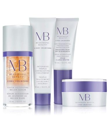 Meaningful Beauty Anti-Aging Daily Skincare System, Gift Set