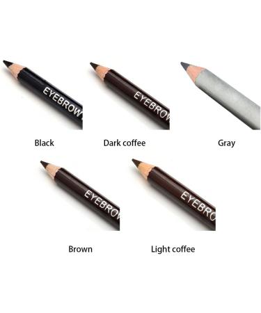 Waterproof Eyebrow Pencil Eyebrow Pen with Brush Makeup 2-in-1 Cosmetic Accessories Makeup Tool(Grey) - Buy Online on GoSupps.com