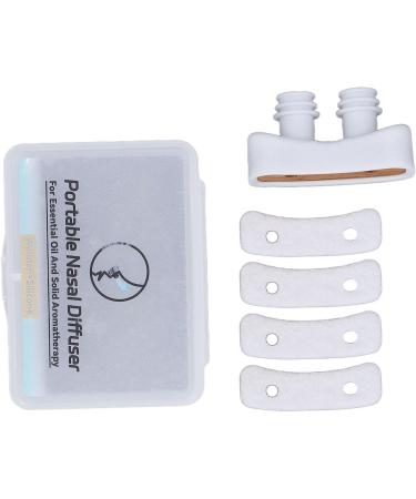 Essential Oil Nasal Inhaler Wide Application Records and Silicone Safe Aromatherapy Nasal Inhaler Compact Easy to Use Reusable Multifunctional for Office - Buy Online on GoSupps.com