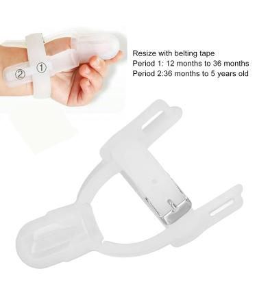 Silicone Thumb Sucking Stop Finger Guard for Kids - Transparent - Buy Online on GoSupps.com