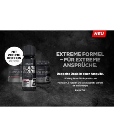  BioTechUSA Biotech USA Black Blood Shot 20 x 60 ml Bottles (Pack of 3) - Buy Online on GoSupps.com