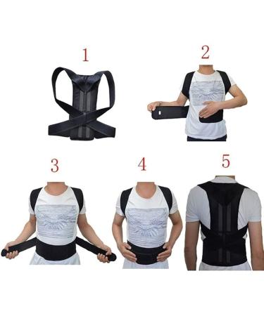 Posture Corrector Back Brace For Men And Women- Lumbar Support Belt Adjustable Straightener For Mid Upper Spine Support- Neck Shoulder Clavicle Pain Relief Corrector (Size : 4XL) - Buy Online on GoSupps.com