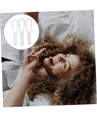 FRCOLOR 6 Pcs Tongue Scrapers & Oral Flossers Kit for Adults - Gentle Plastic Mouth Care - Buy Online on GoSupps.com