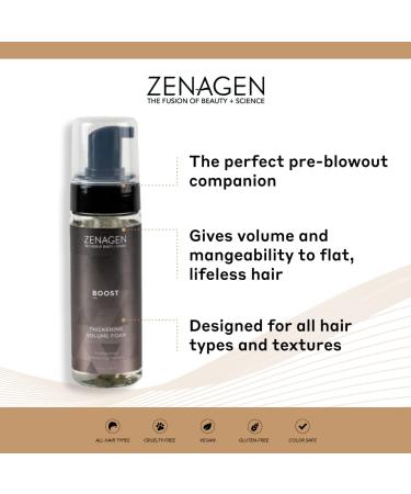 Zenagen Boost Thickening Volume Foam 4.5 Fl Oz - Increase Hair Volume and Thickness - Buy Online on GoSupps.com