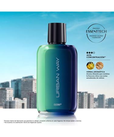 Esika L'Bel Perfume de Hombre Urban Way 90ML CyZone - Buy Online on GoSupps.com