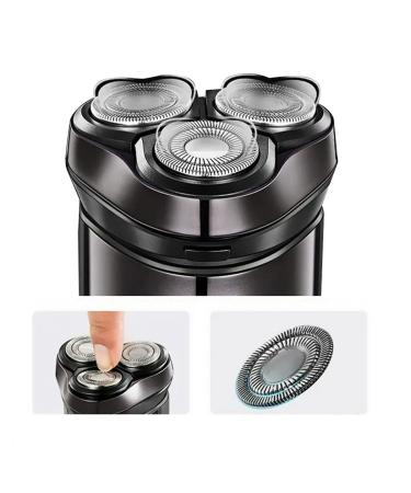 3-in-1 Waterproof Electric Shaver - Wet & Dry Rotary Shavers for Smooth Shaving | International Shipping Available - Buy Online on GoSupps.com