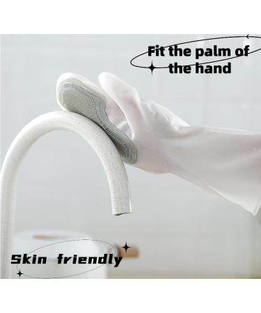 2 Pairs Pink Silicone Dishwashing Gloves Brush Reusable Dish Gloves Medium Women Cleaning Gloves Dishwasher Gloves for Women Kitchen Cleaning - Buy Online on GoSupps.com