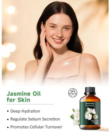 Pure Gardenia & Jasmine Essential Oil Set Natural Floral Oil Duo for Aromatherapy Diffusion Skin Hair Care Perfume & Candle Making 2 x 3.38 Fl Oz - Buy Online on GoSupps.com