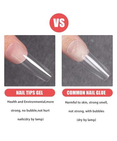 10ml*4pcs Nail Glue for Acrylic Nails Adhesive - Super Bond for Press on Nails & Tips - Repair Cracked Natural Nails - Buy Online on GoSupps.com