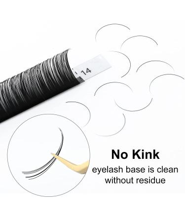 NAGARAKU Individual Eyelash Extensions - 0.07 L Curl, 7-15mm Mix Tray, Classic Faux Mink - Buy Online on GoSupps.com