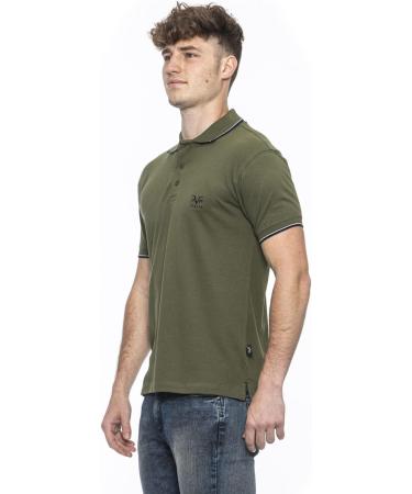 19V69 ITALIA Men's Costina Olive Polo Shirt Large - Buy Online on GoSupps.com