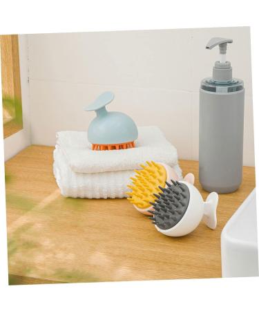 Combined 3 Silicone Shampoo Brushes for Scalp Massage - Hair Peeling & Care | International Shipping - Buy Online on GoSupps.com