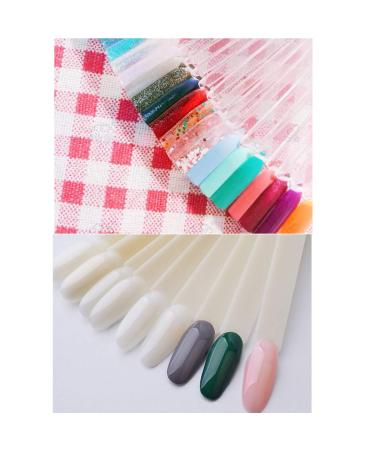 Tangger 200 PCs Nail Display Tips - Stiletto Nail Art Pop Sticks & Compartments for Perfect Nail Designs - Buy Online on GoSupps.com