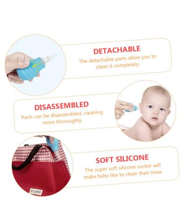 TOYANDONA Baby Nasal Aspirator: Manual Nose Sucker for Toddlers - Mucus Cleaner & Booger Sucker Attractor - 1 Set - Buy Online on GoSupps.com