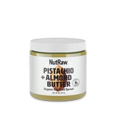 Nutrawbar, 100% Raw Pistachio + Almond Butter, Organic Superfood Spread 8oz