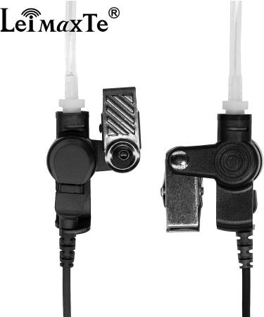LEIMAXTE XPR 7550 Earpiece for Motorola XPR 6350/6550/7350/7550e Two Way Radio - Acoustic Tube Headset with PTT Mic - Buy Online on GoSupps.com