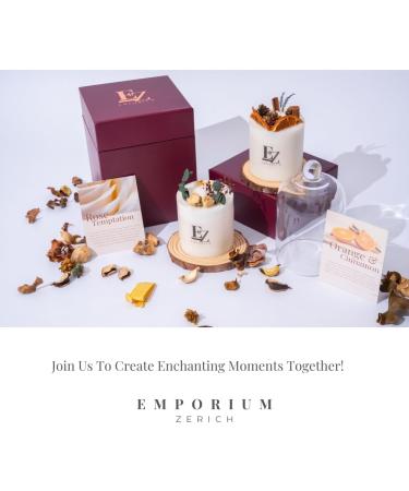 Luxury Scented Candle - 100% Soy Wax Eco-Friendly 50+ Hour Burn Time Premium Glass Cover - Orange Grapefruit & Pomelo Fragrance - Perfect Gift Boxed Home Decor - Buy Online on GoSupps.com