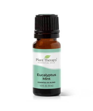 Plant Therapy Eucalyptus Mint Essential Oil Blend 10 mL (1/3 oz) Invigorating Breathe Easier Aromatherapy Blend for Diffusers Home Shower Aromatherapy 100% Pure Undiluted Therapeutic Grade