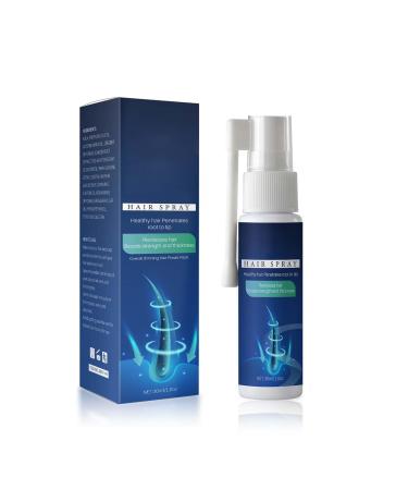 Hair Growth Spray with Natural Oils and Biotin - Nurturing Scalp Effective Hair Thickening for Women & Men - Castor Oil Rosemary Leaf Oil