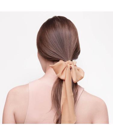 Kitsch Crepe Hair Scarf Scrunchies - Terra Cotta Bow Hair Ties for Women and Teens - Buy Online on GoSupps.com