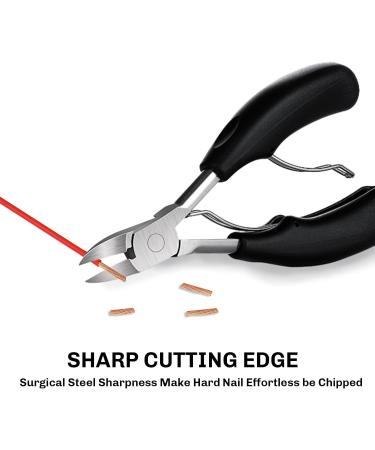 jklitio Professional Toenail Clippers for Thick Nails Ingrown Thick Toenail Scissors Large Wide Jaw Opening Heavy Duty Toe Nail Clippers for Dead Skin Calluses - Buy Online on GoSupps.com