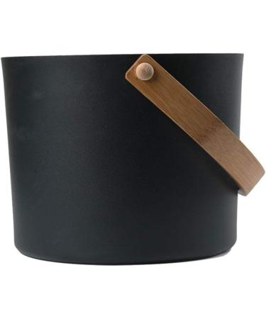 Aluminum Sauna Barrel 7L Sauna Metal Bucket L Large Capacity Aluminum Bucket Sauna Bucket Matching Ladle Sauna Barrel with Long Handle Spoon Set Uxurious Finnish Sauna for Sauna and Black - Buy Online on GoSupps.com