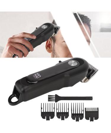 Electric Hair Trimmer LED Display Comfortable Feel Hair Clippers with Cleaning Brush for Household - Buy Online on GoSupps.com