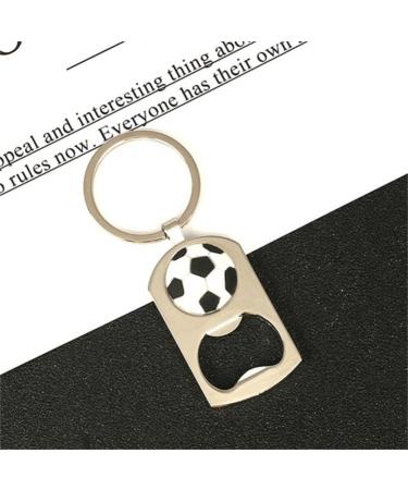 Bottle Opener Keychain Football Beer Soda Bottle Opener Keyring Beverage Bottle Opener Key Ring for Women Men Gift for Christmas Birthday - Buy Online on GoSupps.com