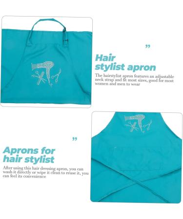 Angoily Barber Apron Hairstylist Apron Chef Apron Grilling Gloves Hair Cutting Apron Hair Dresser Apron for Women Bib Apron Waist Aprons Polyester Adjustable Hair Dye Miss - Buy Online on GoSupps.com