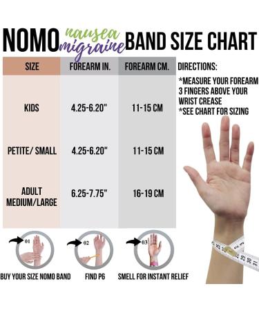 NoMo Nausea Band Blue - Instant Relief from Nausea with Peppermint Oils - Acupressure & Aromatherapy for Morning Sickness, Motion Sickness, Hangover & Pregnancy - Waterproof & Small - Buy Online on GoSupps.com