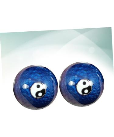 Magiclulu 3 Sets of Baoding Balls - Blue Traditional Hand Massage & Wellness Gift | Kegel Balls | Enamel Gymnastics | Chinese Massage Balls - Buy Online on GoSupps.com