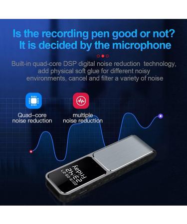 100 Meters Distance Stereo Vocice Recorder HD 1080P Noise Reduction Video Recorder Intelligent Control Recording OTG Phone Connection () - Buy Online on GoSupps.com