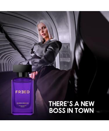 FREED Queen Energy EDP Perfume for Women 80ml | Patchouli Earthy Cedarwood Vanilla | Intense & Long Lasting Woody Eau De Parfum | Best Gift for Women - Buy Online on GoSupps.com