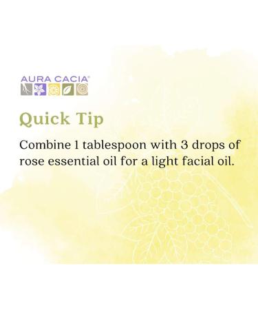 Aura Cacia Grapeseed Skin Care Oil 118ml (4 fl. oz.) | GC/MS Tested for Purity - Buy Online on GoSupps.com