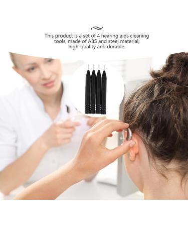FOMIYES 5pcs Steel Needle Rod Removal Tool Hearing Aids Cleaning Rod Ear Canal Cleaner Earmould Cleaning Tool Hearing Aids Accessories - Buy Online on GoSupps.com