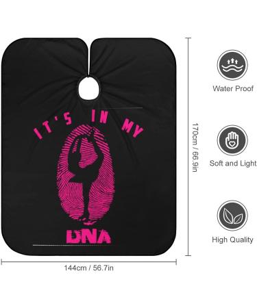 Ice Skaters It s in My DNA Hair Cutting Cape - Professional Salon Barber Apron with Snap Closure | International Shipping - Buy Online on GoSupps.com