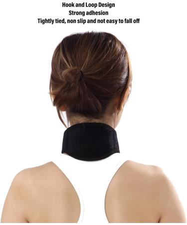 Self Heating Neck Wrap Magnetic Heated Brace Comfy Support Protector Pain Reduction Soft Warm Universal Size Ideal for Men Women For Daily Use and Therapeutic Sessions - Buy Online on GoSupps.com