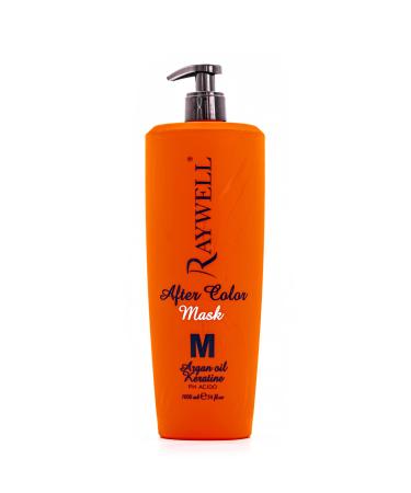 RAYWELL - Mask After Color Argan-Keratin 1000 ml - Buy Online on GoSupps.com