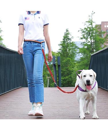 JVHLOV Double Dog Leash for 2 Dogs - 360 Rotatable Adjustable & Durable for Small Medium & Large Dogs - Red - Buy Online on GoSupps.com
