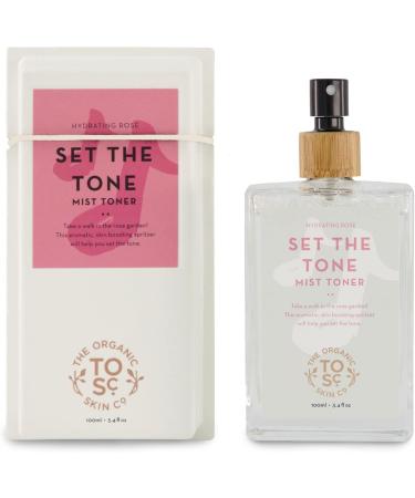 Hydrating Face Toner Spray - Set The Tone by The Organic Skin Co. | Rosewater & Aloe Vera Mist for All Skin Types | Toner for Men & Women - Buy Online on GoSupps.com